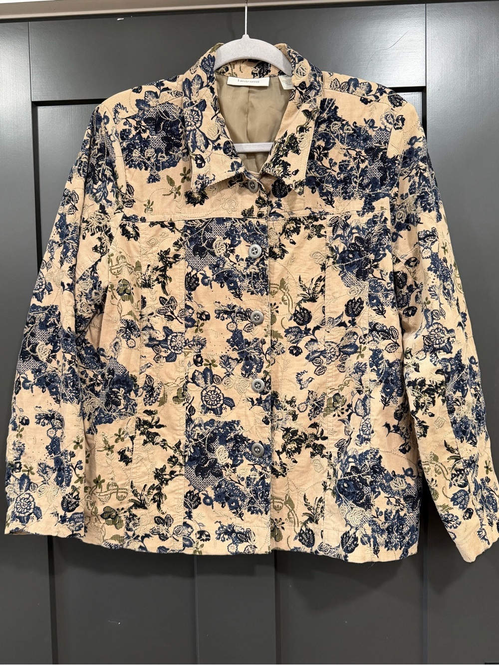 Tantrums Beige Floral Jacket